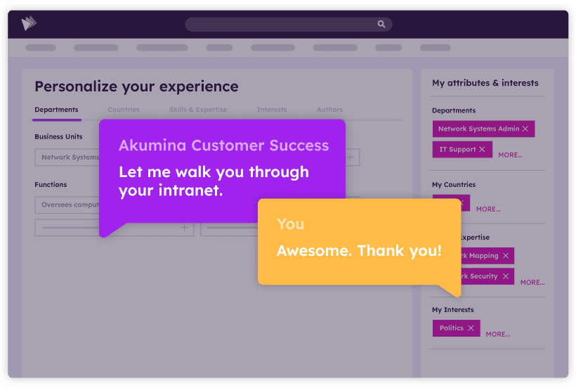 Think Big Guided Onboarding Experience