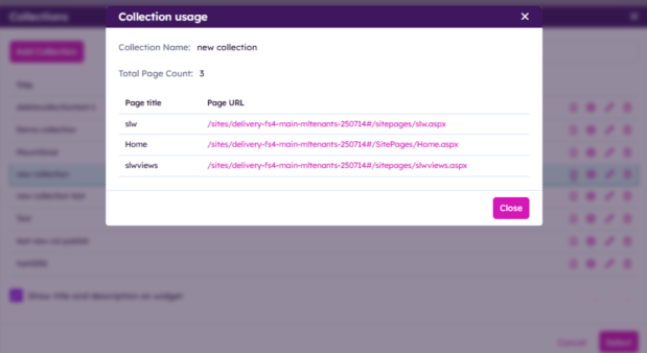 Summary Links Widget Insights